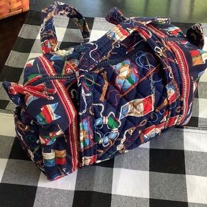 VERA BRADLEY 1994 REGATTA BARREL BAG